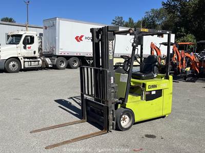 Clark TMG25 Electric 3-Wheel Forklift Lift 4,150 LB Capacity -Parts/Repair