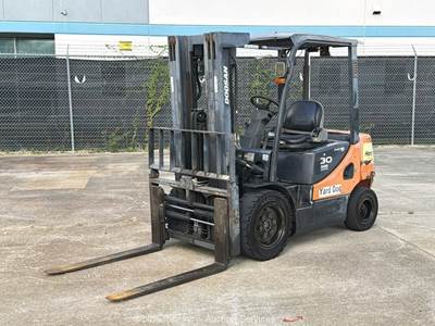 2013 Doosan D30S-5 6,000 lbs Industrial Warehouse Forklift Truck Diesel bidadoo