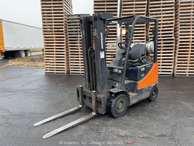 2000 Doosan G18S-5 3,500 lbs Warehouse Forklift Lift Truck Sideshift bidadoo