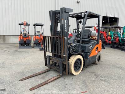 2022 Doosan G25E7DF 4,600 lbs Class Pallet Lift Truck Warehouse Forklift bidadoo