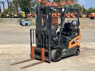 2021 Doosan GC25S-9  5,000 lb Class Warehouse Industrial Forklift Lift bidadoo