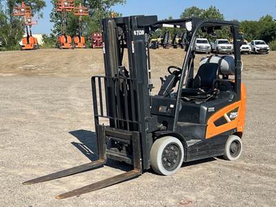 2021 Doosan GC25S-9 5,000 lb Class Warehouse Industrial Forklift Lift bidadoo