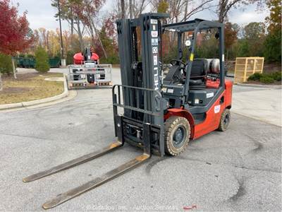2022 Heli CPQYD25-M1H 5,000 lbs Pneumatic Industrial Forklift Lift Truck bidadoo