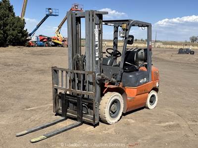 2008 Heli CPYD25 5,000 lbs Class Warehouse Forklift Lift Truck LPG bidadoo