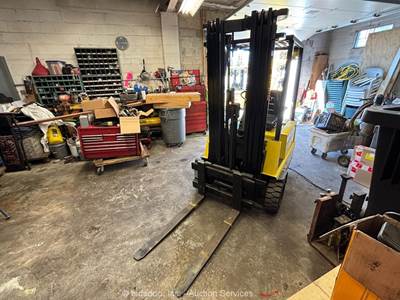 Hyster A30XL 3,000 lbs Electric Industrial Warehouse Forklift Truck 24V bidadoo