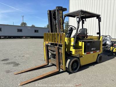 2005 Hyster E100XL3 10,000 lbs Class Electric Forklift Hyd Lift Truck bidadoo
