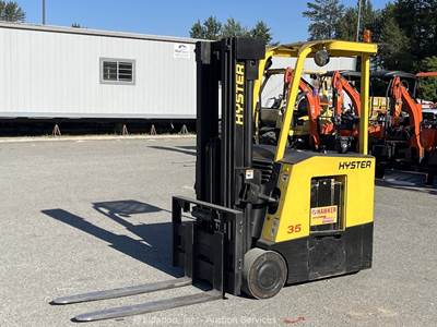 2021 Hyster E35FR 3,500 lbs Warehouse Electric Standup Forklift bidadoo -Repair