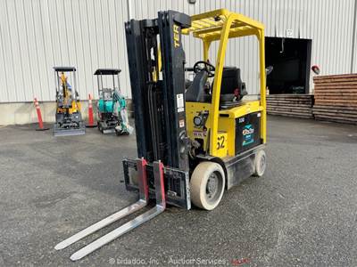 2017 Hyster E45XN-33 2K lb Class Industrial Electric Forklift Lift Truck bidadoo