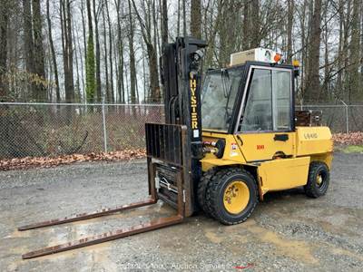 Hyster H100XL 10,000 LB Class Forklift Cab Lift Truck Gasoline 4.3L bidadoo