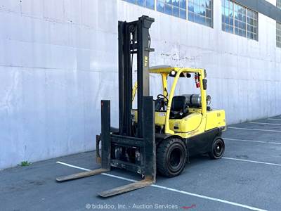2013 Hyster H120FT 12,000 lbs Class Forklift Warehouse Lift Truck bidadoo