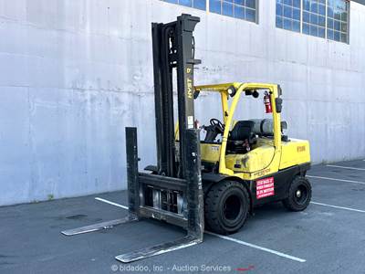 2014 Hyster H120FT 12,000 lbs Class Forklift Warehouse Lift Truck bidadoo