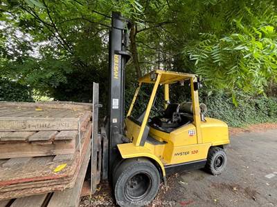 2005 Hyster H120XM 12,000 lbs Class Forklift Lift Truck 4.3L LPG -Parts/Repair
