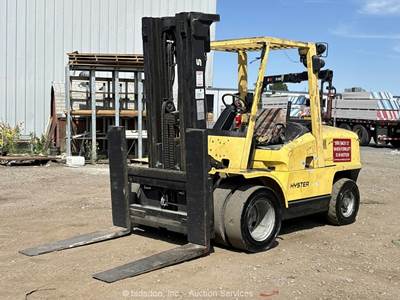 2002 Hyster H120XM 12,000 lbs Class Forklift Lift Truck Diesel Perkins bidadoo