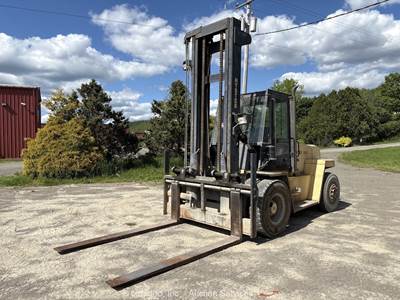 Hyster H280XL 28,000 lbs Rough Terrain Forklift Truck Cab Perkins Diesel bidadoo