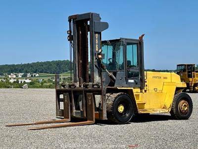 Hyster H300XL 27,700 lbs Rough Terrain Forklift Cab Lift Truck Diesel bidadoo