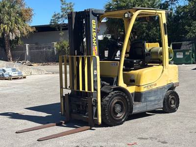 2011 Hyster H50FT 5,000 lbs Class Warehouse Forklift Lift Truck bidadoo -Repair
