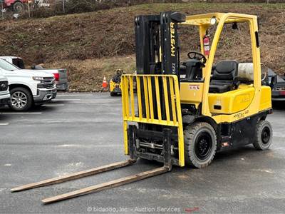 2019 Hyster H50FT 5,000 lbs Industrial Warehouse Forklift Lift Truck LPG bidadoo