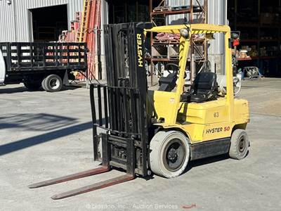 2004 Hyster H50XM 5,000 lbs Industrial Warehouse Forklift Lift Truck bidadoo