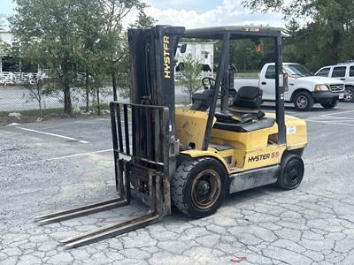 Hyster H55 8,000 lbs Industrial Warehouse Forklift Material Truck LPG bidadoo