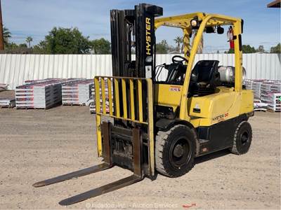 2014 Hyster H60FT 6,000 lbs Industrial Warehouse Forklift Lift Truck LPG bidadoo