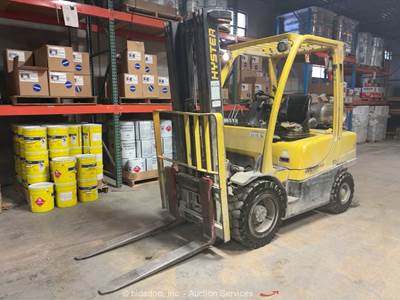 2013 HYSTER H60FT 6,000 lbs Class Warehouse Forklift Lift Truck LPG bidadoo