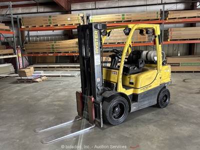 2015 Hyster H60FT 6,000 lb Class Warehouse Forklift Lift Truck LPG bidadoo