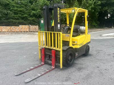 2010 Hyster H60FT 6,000 lbs Industrial Warehouse Forklift Truck LPG bidadoo