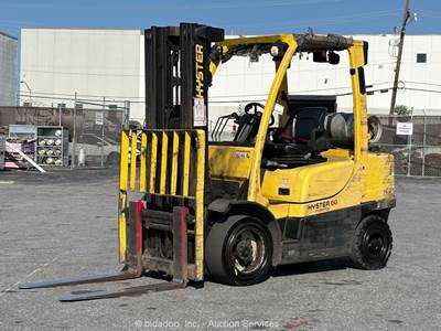 2015 Hyster H60FT 6,000 lbs Industrial Warehouse Forklift Lift Truck LPG bidadoo