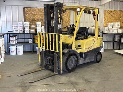 2014 HYSTER H60FT 6,000 lb Class Industrial Warehouse Forklift Truck LPG bidadoo