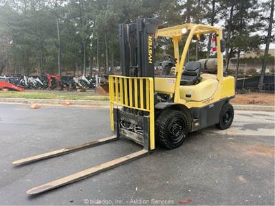 2019 Hyster H80FT 8,000 lb Industrial Warehouse Forklift Lift Truck LP bidadoo