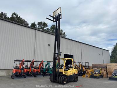 2011 Hyster H80FT 8,000 lbs Class Lift Truck Warehouse Forklift V6 LPG bidadoo