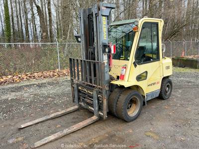 2005 Hyster H80XM 8,000 LB Class Forklift Lift Truck SS/FP Propane/LPG bidadoo