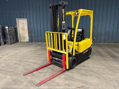 2021 Hyster J40XNT 4000 lbs Electric 3 Wheel Electric Forklift Lift bidadoo