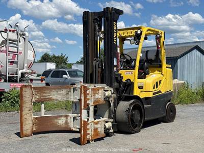 Hyster S135FT 9,250 lbs Forklift Hyd Paper Roll Barrel Clamp Lift Truck bidadoo