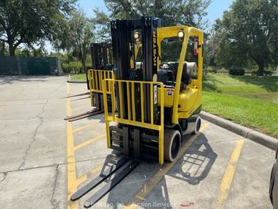 2017 Hyster S50FT 5,000 lbs Class Warehouse Forklift Lift Truck 2.4L LP bidadoo