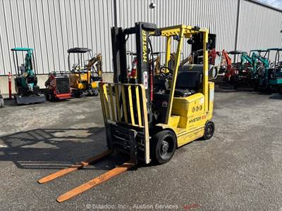 Hyster S55XMS 3,950 LB Industrial Warehouse Forklift Hydraulic Lift bidadoo