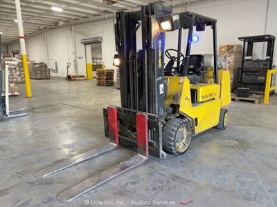 2017 HYSTER S70 7,000 lb Class Forklift Warehouse Lift Truck SS LPG bidadoo