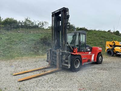 2013 Kalmar DCE160-12 36,000 Lb Capacity Diesel Forklift Enclosed Cab AC bidadoo