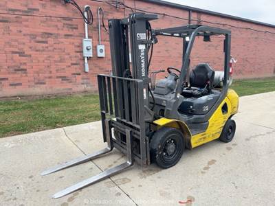 2013 Komatsu FG25T-16 5,000 Lb Warehouse Industrial Forklift Lift Truck bidadoo
