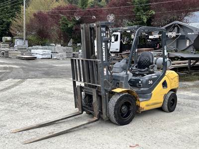 2013 Komatsu FG30HT-16 5,500 lbs Industrial Forklift Lift Truck LPG bidadoo