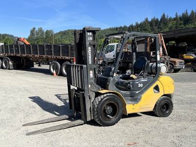 2016 Komatsu FG30HT-16 5,550 lbs Forklift Industrial Lift Truck LPG bidadoo