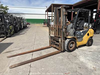 2018 Komatsu FG30HT-16 6,000 lbs Warehouse Forklift Lift Truck LPG bidadoo