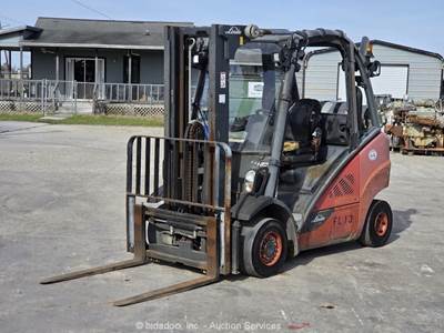 2018 Linde H25 EVO 5,500 lbs Industrial Warehouse Forklift Truck LPG bidadoo