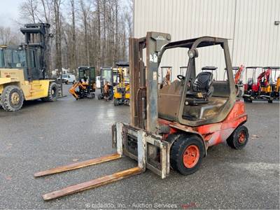 2000 Linde H30T-03 3,000 lb Class Forklift Industrial Lift Truck Perkins bidadoo