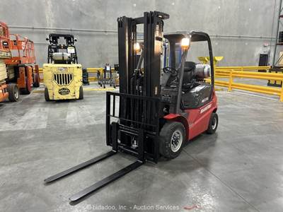 2020 Manitou MI 25 G 5,500 lbs Industrial Warehouse Forklift Lift Truck bidadoo