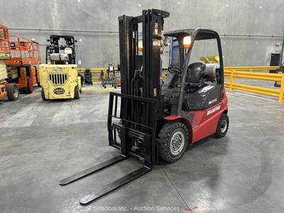2020 Manitou MI 25 G 5,500 lbs Industrial Warehouse Forklift Lift Truck bidadoo