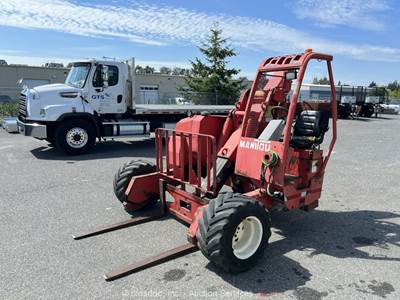 2005 Manitou TMT320 5,500K Rough Terrain Piggyback Forklift Truck Diesel bidadoo