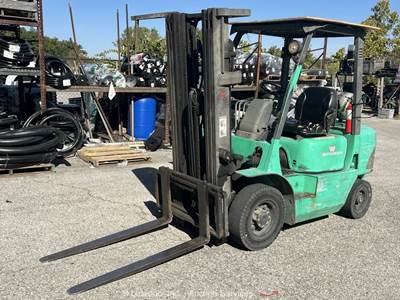2004 Mitsubishi FG25K 5,000 lbs Industrial Warehouse Forklift Lift Truck bidadoo