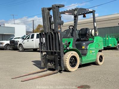 2016 Mitsubishi FG25N 5,000 lbs Industrial Warehouse Forklift Lift Truck bidadoo