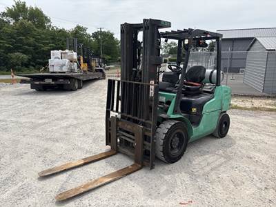2021 Mitsubishi FG30N 6,000 lb Class Industrial Warehouse Forklift Truck bidadoo